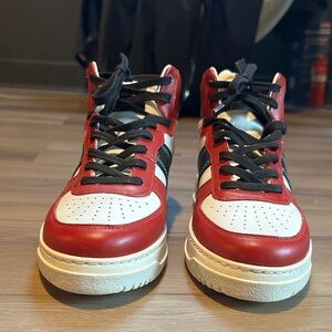 Greats Red and White Men's Sneakers